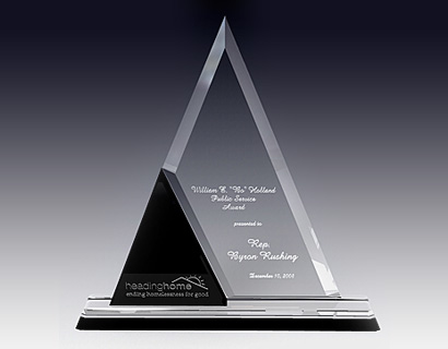 Crystal Plaque (Triangle)